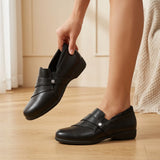 Isabelle | Dressade loafers med fotstöd