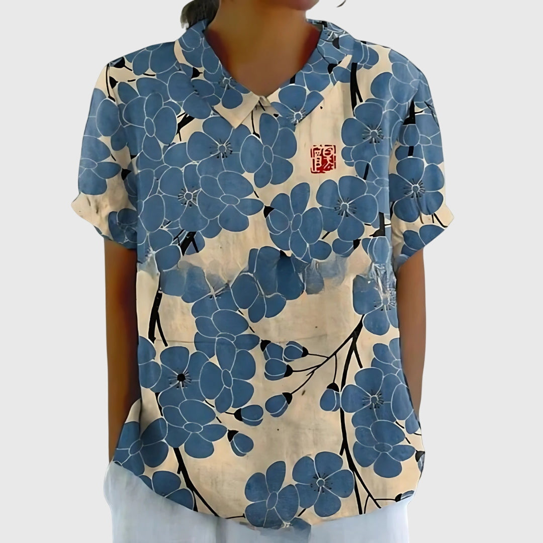 Produktbild – Jenna – Blommig blus
