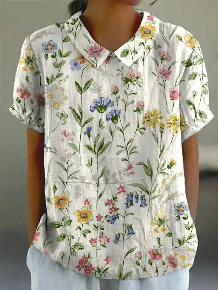 Ellia | Elegant blommig blus