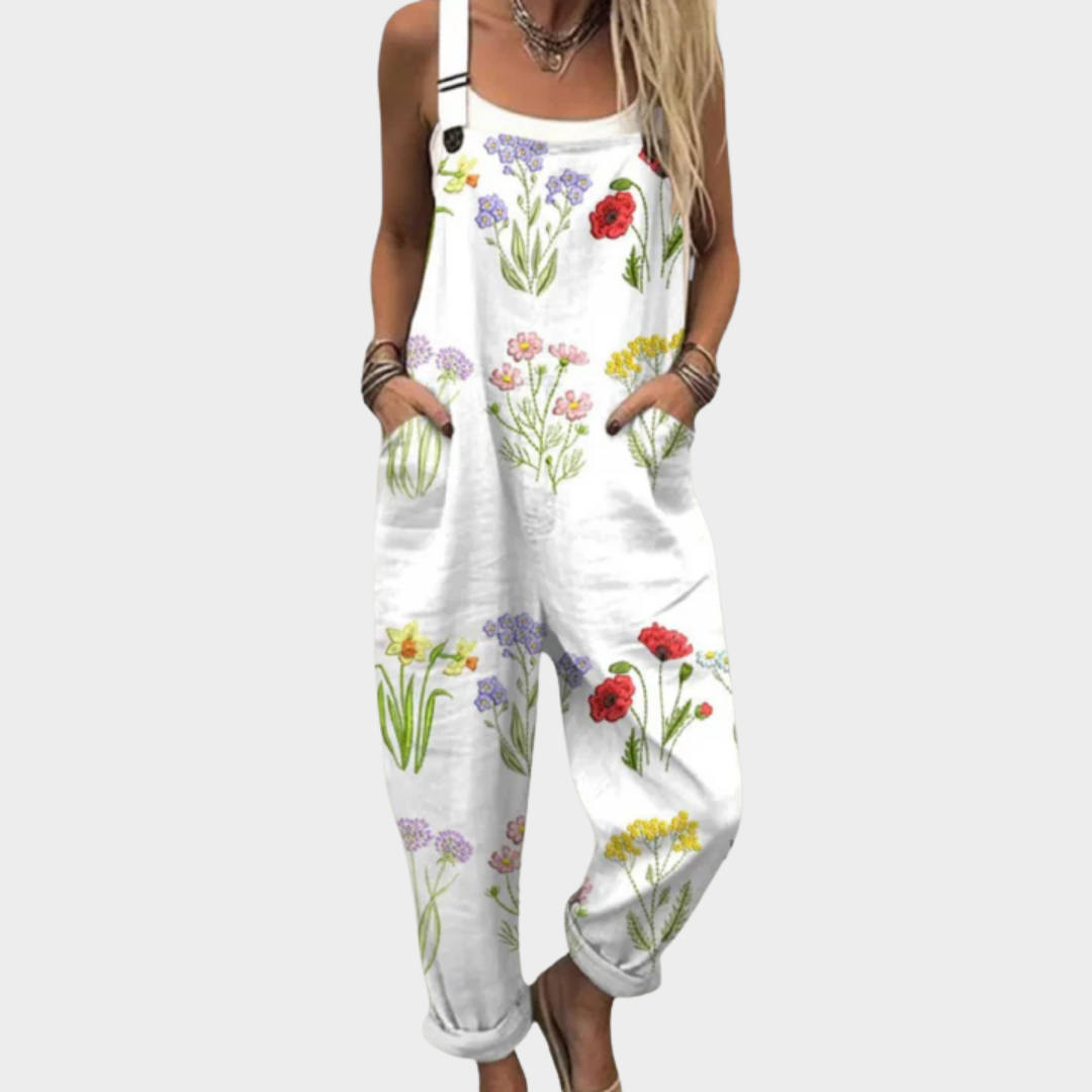 Stella | Mönstrad bekväm jumpsuit