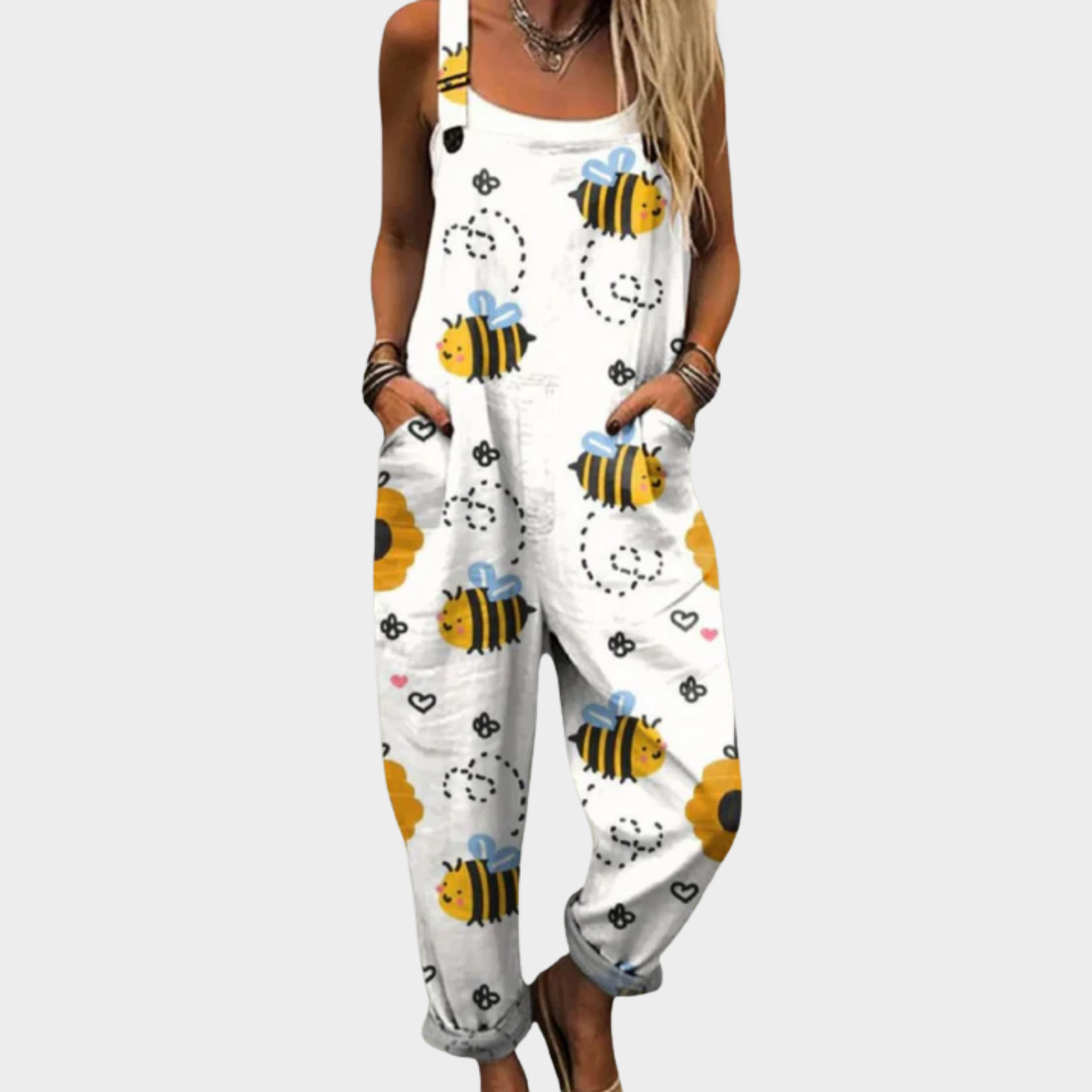 Nellie | Mönstrad bekväm jumpsuit