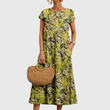 Produktbild – Valencia – Chic Blommig Klänning