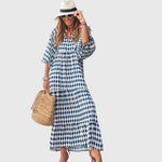 Produktbild – Sarah – Boho Maxi Klänning