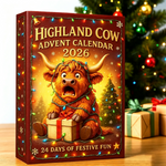 Highland cattle – adventskalender 2026 – bild 1