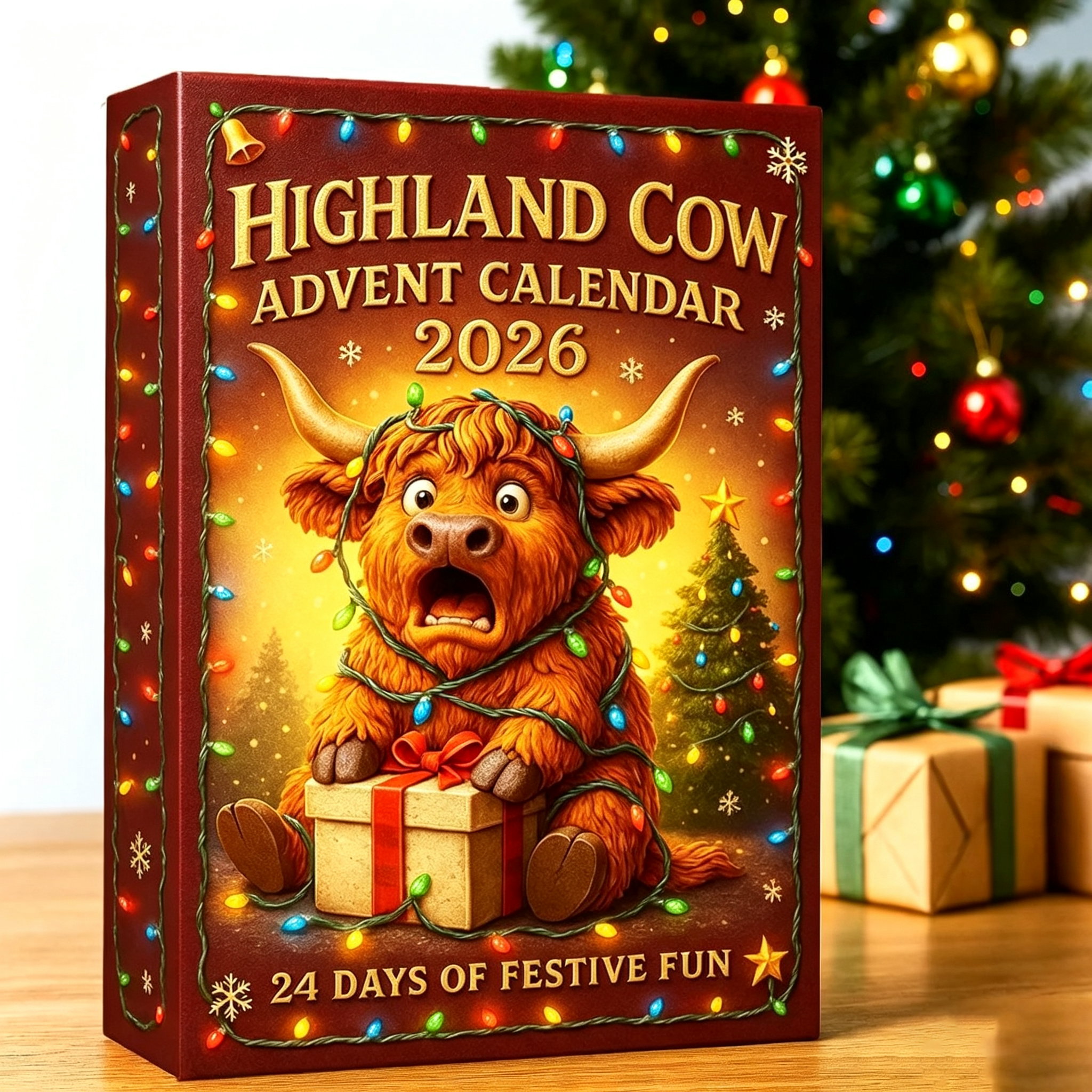 Highland cattle – adventskalender 2026 – bild 1