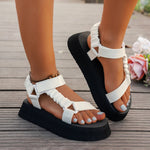 Produktbild – Aura – Iriserande Plattform Sandal