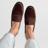 Élise | Retroloafers i mocka