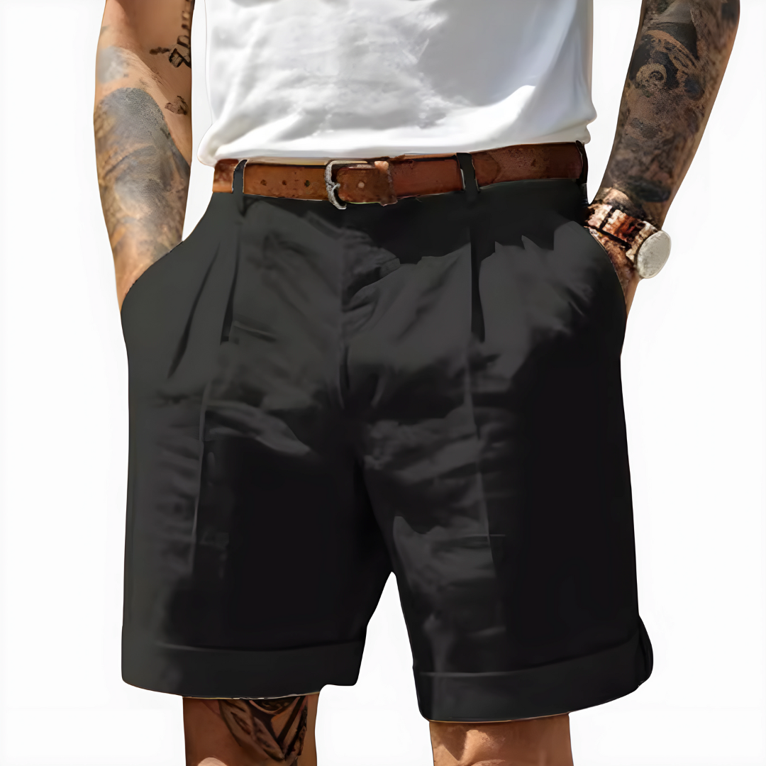 Eleganta bermudashorts i ventilerande bomull