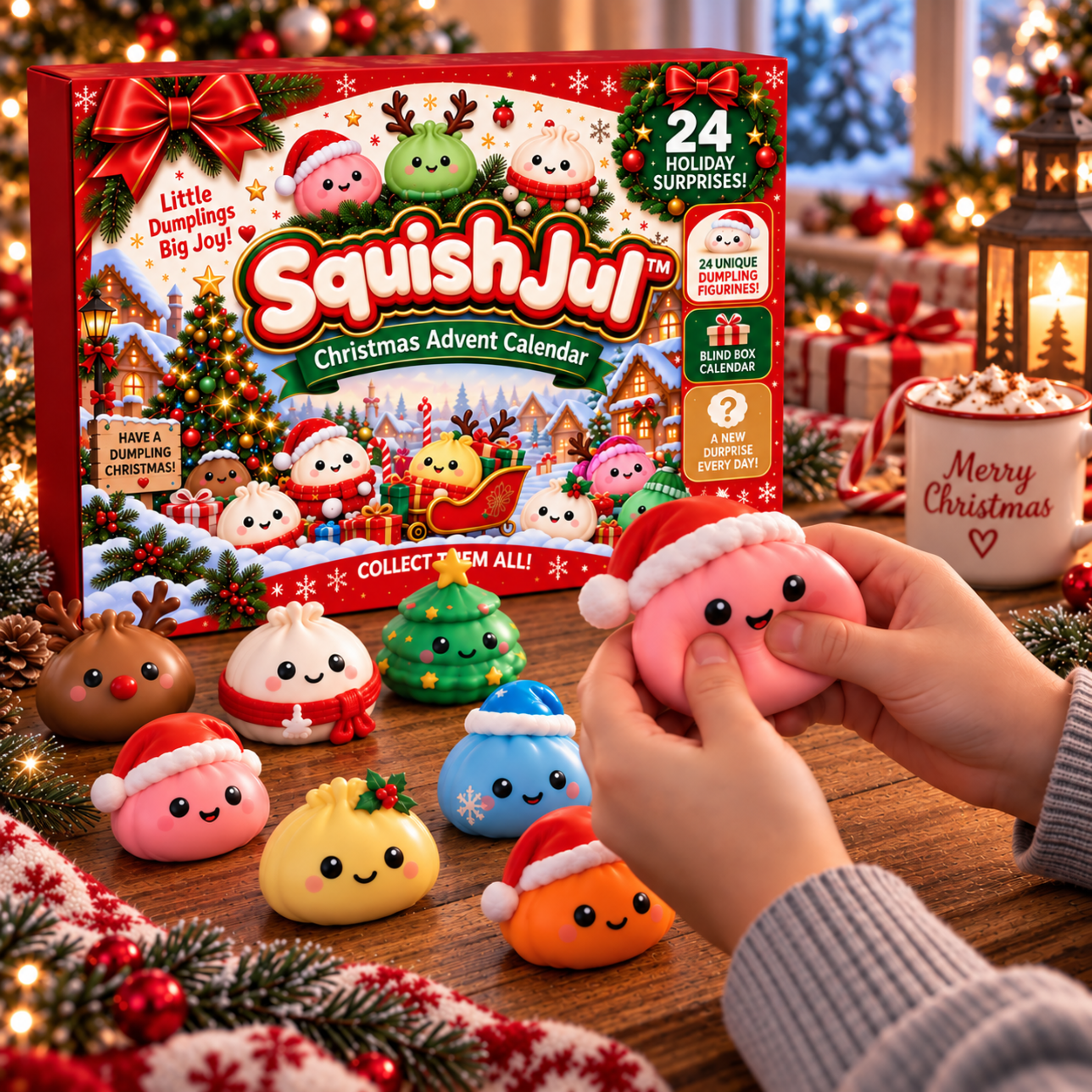 SquishJul™ adventskalender – en söt överraskning varje dag – bild 3