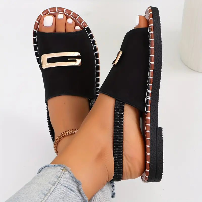 Produktbild – Gianna – Ortopediska Sandaler Med Kilklack
