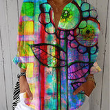 Sandrine | Romantisk blommig blus