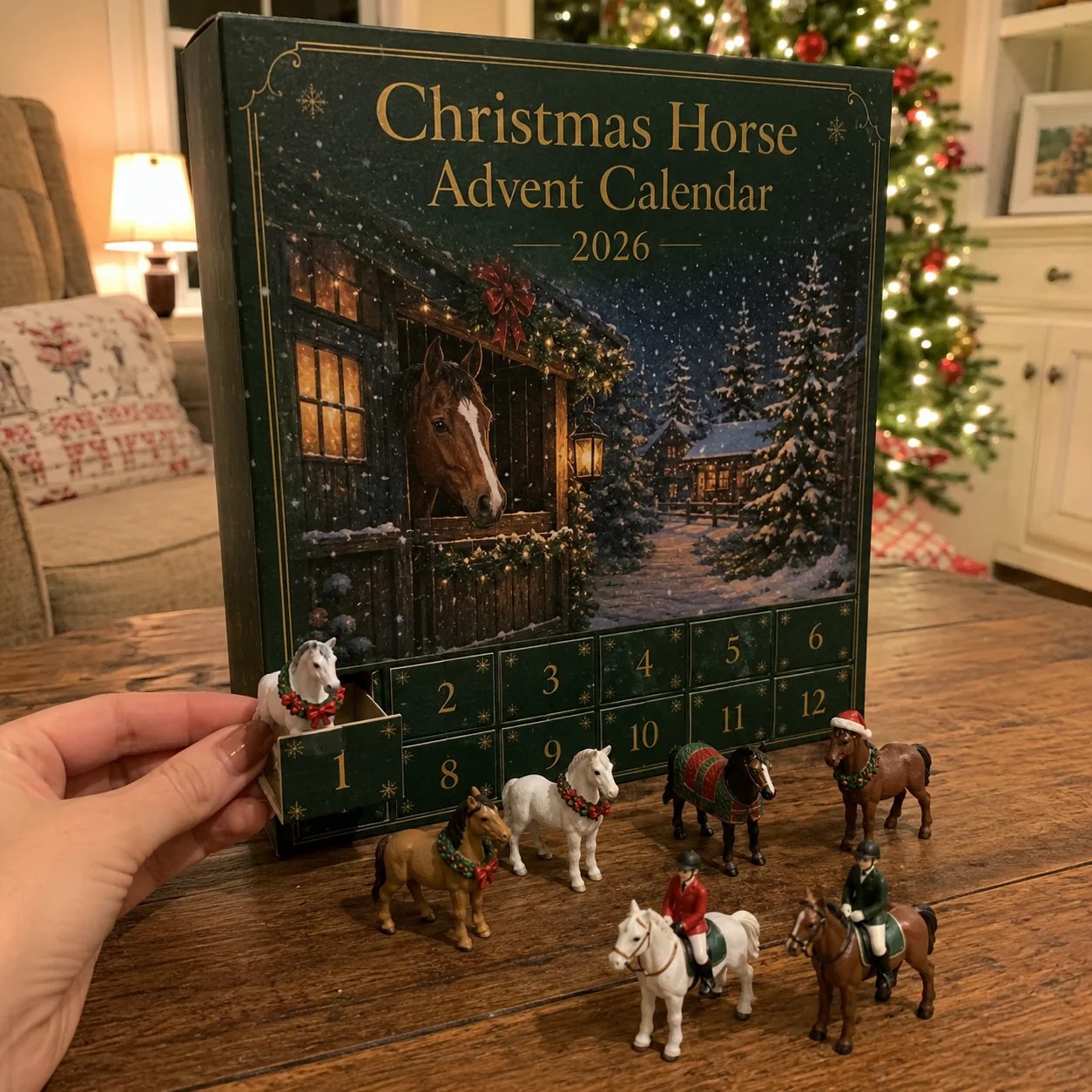 Julhästar – adventskalender – bild 10