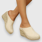 Siena – espadrill med kilklack