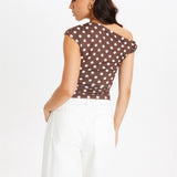 Nina | Asymmetrisk prickig topp