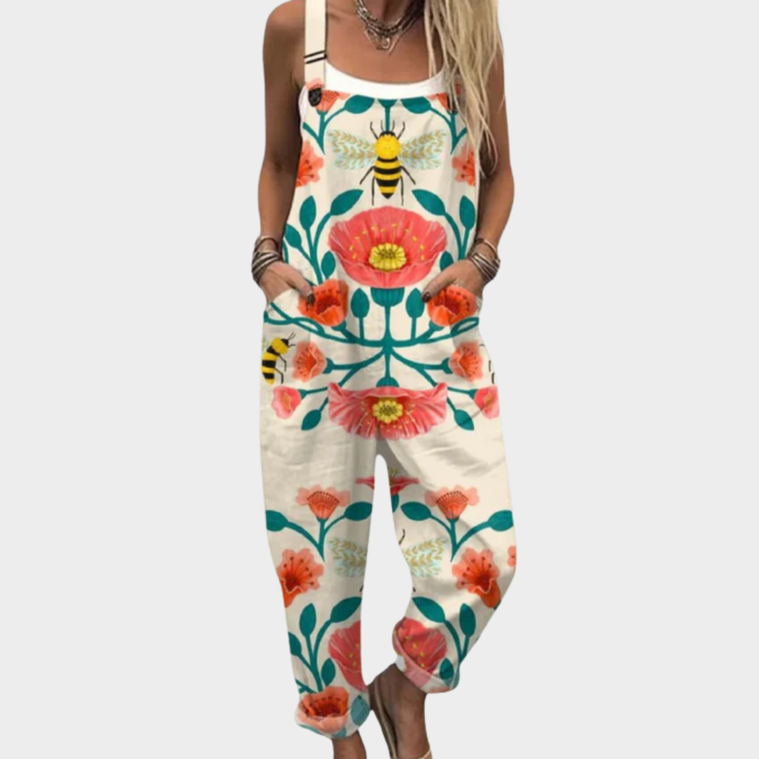 Ella | Mönstrad bekväm jumpsuit