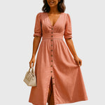 Produktbild – Jacqueline – Elegant Denim Klänning