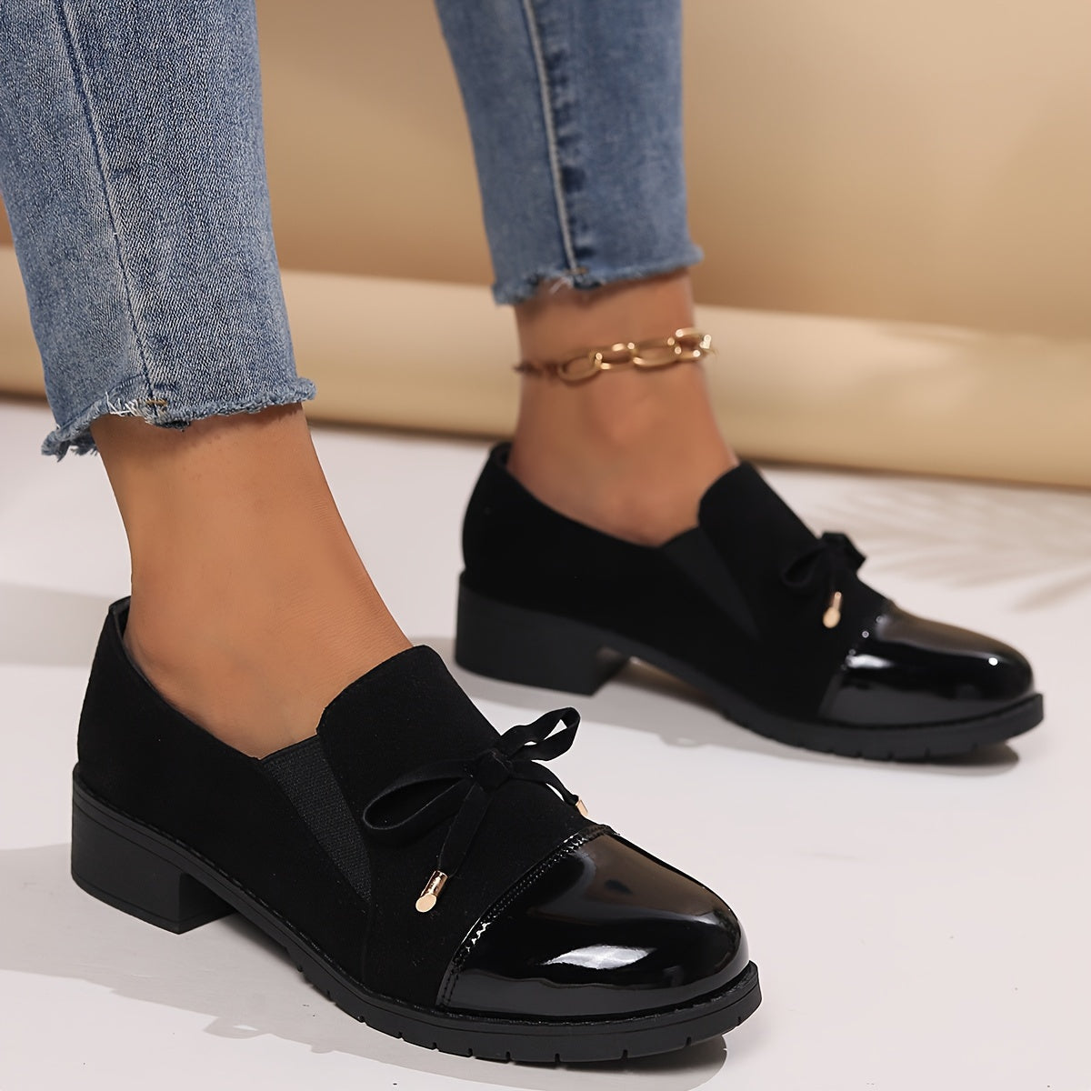 Eleganta loafers med mjukt stöd