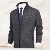 Långärmad cardigan för herr