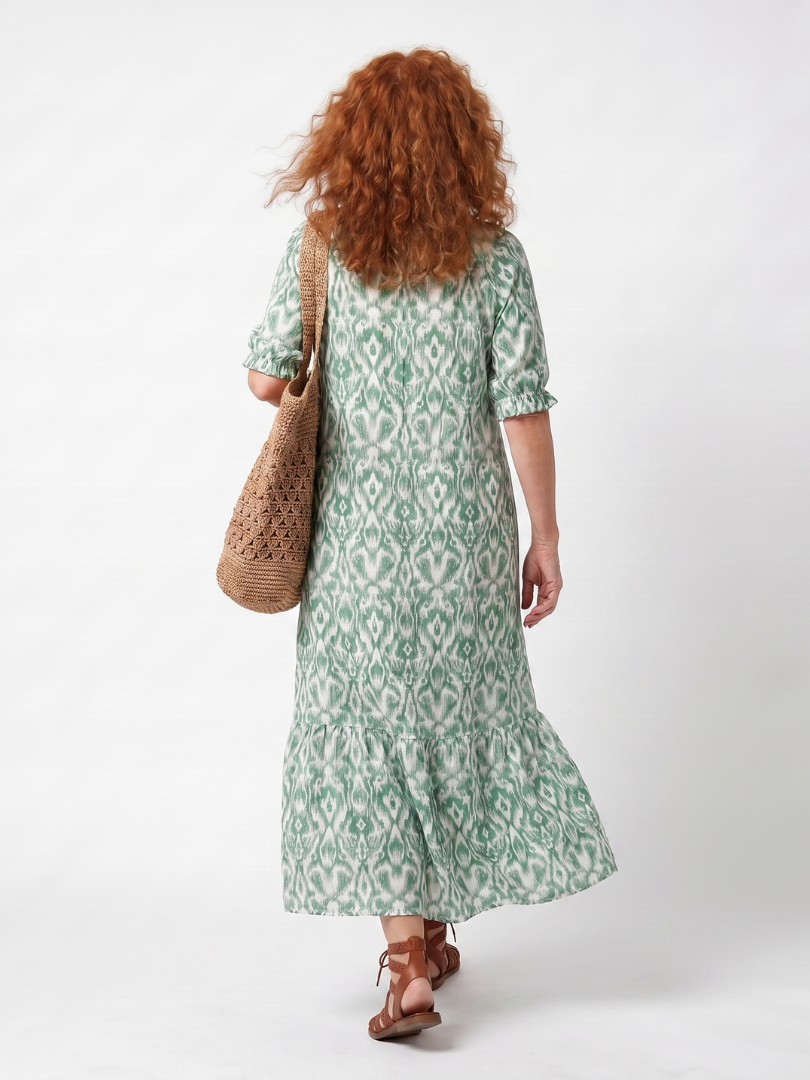 Florence | Bohemisk midiklänning med tofsar