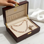 Produktbild – Elegant Rhinestone Fish Tail Set
