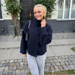 Produktbild – Bheki – Chic Ståkrage Långärmad Knäppjacka