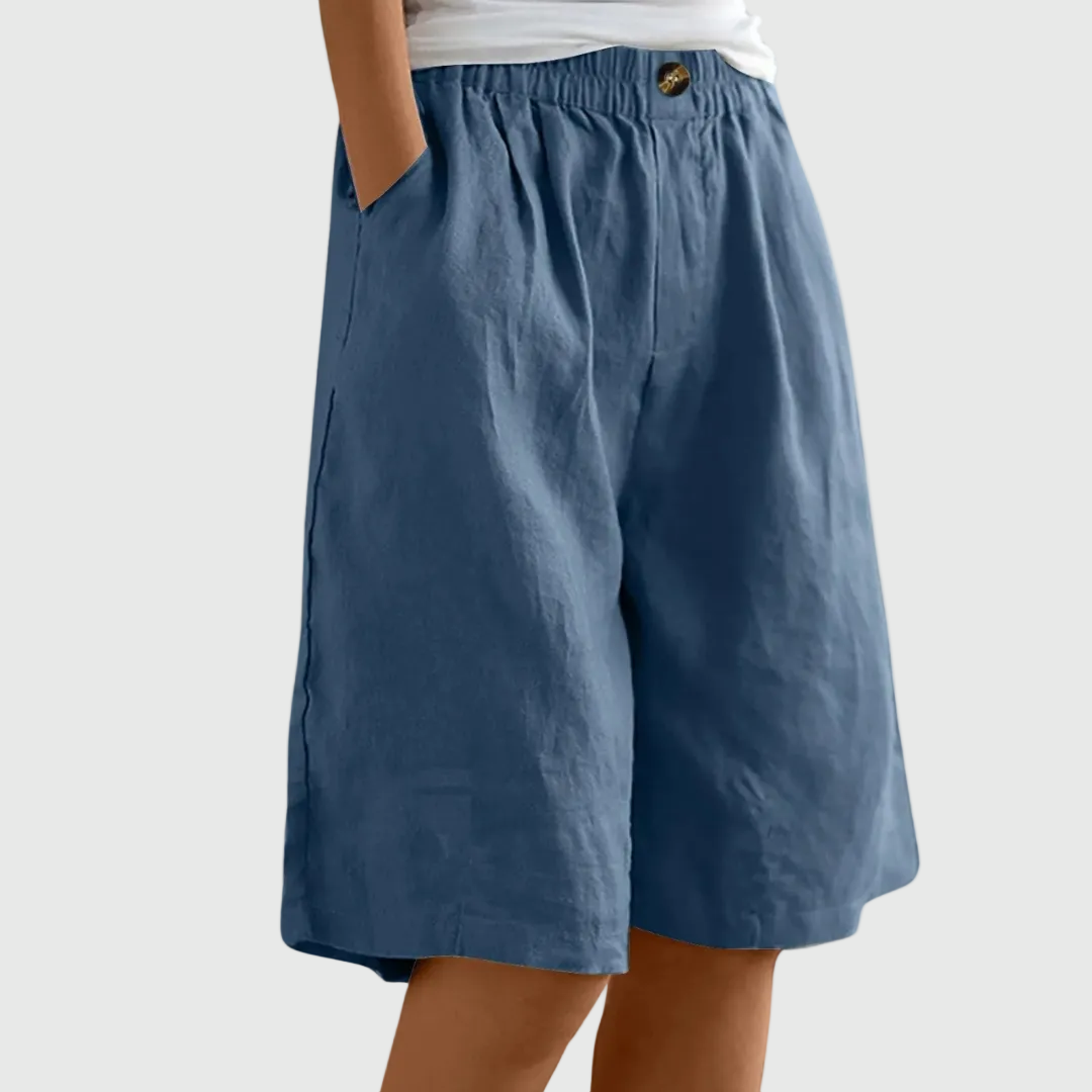 Ella | Vida shorts med resårmidja