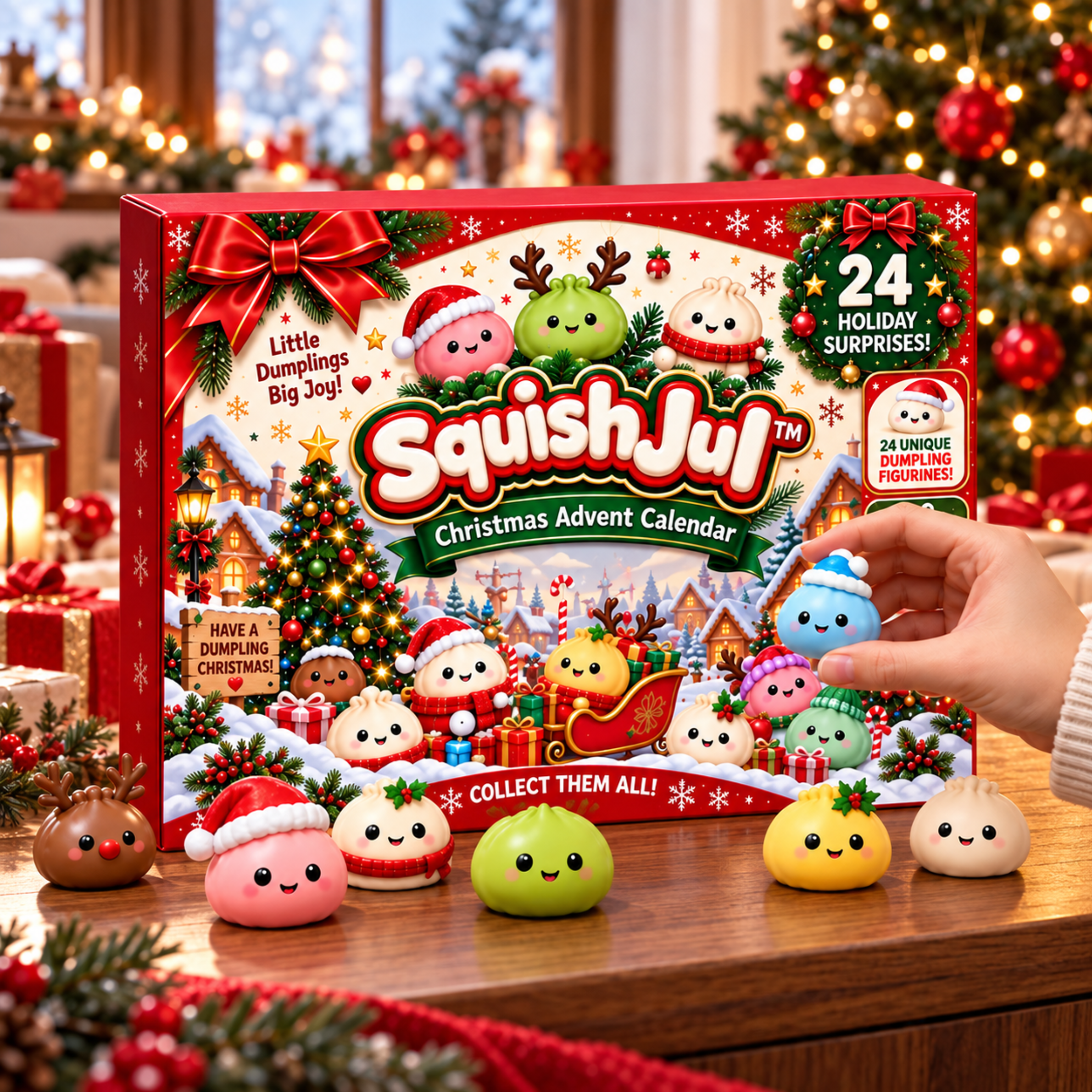 SquishJul™ adventskalender – en söt överraskning varje dag – bild 4