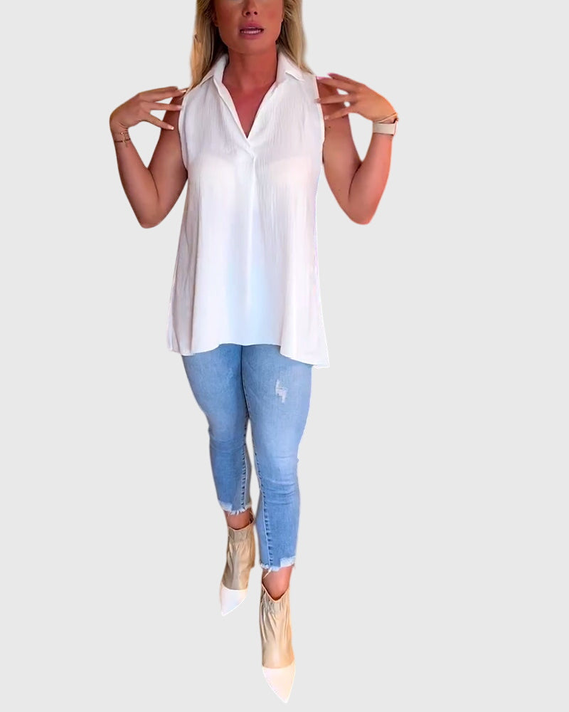 Produktbild – Lina – Ärmlös topp