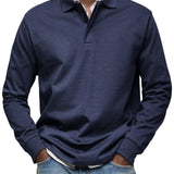 Louis | Elegant långärmad pikétröja