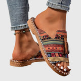 Nathalie | Bohemiska sandaler med tofsar