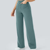 Bekväma stretchbyxor med hög midja