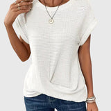 Produktbild – Isa – Elegant rundhalsad blus