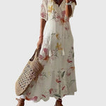 Produktbild – Amalia – Boho Vintage Sommarklänning