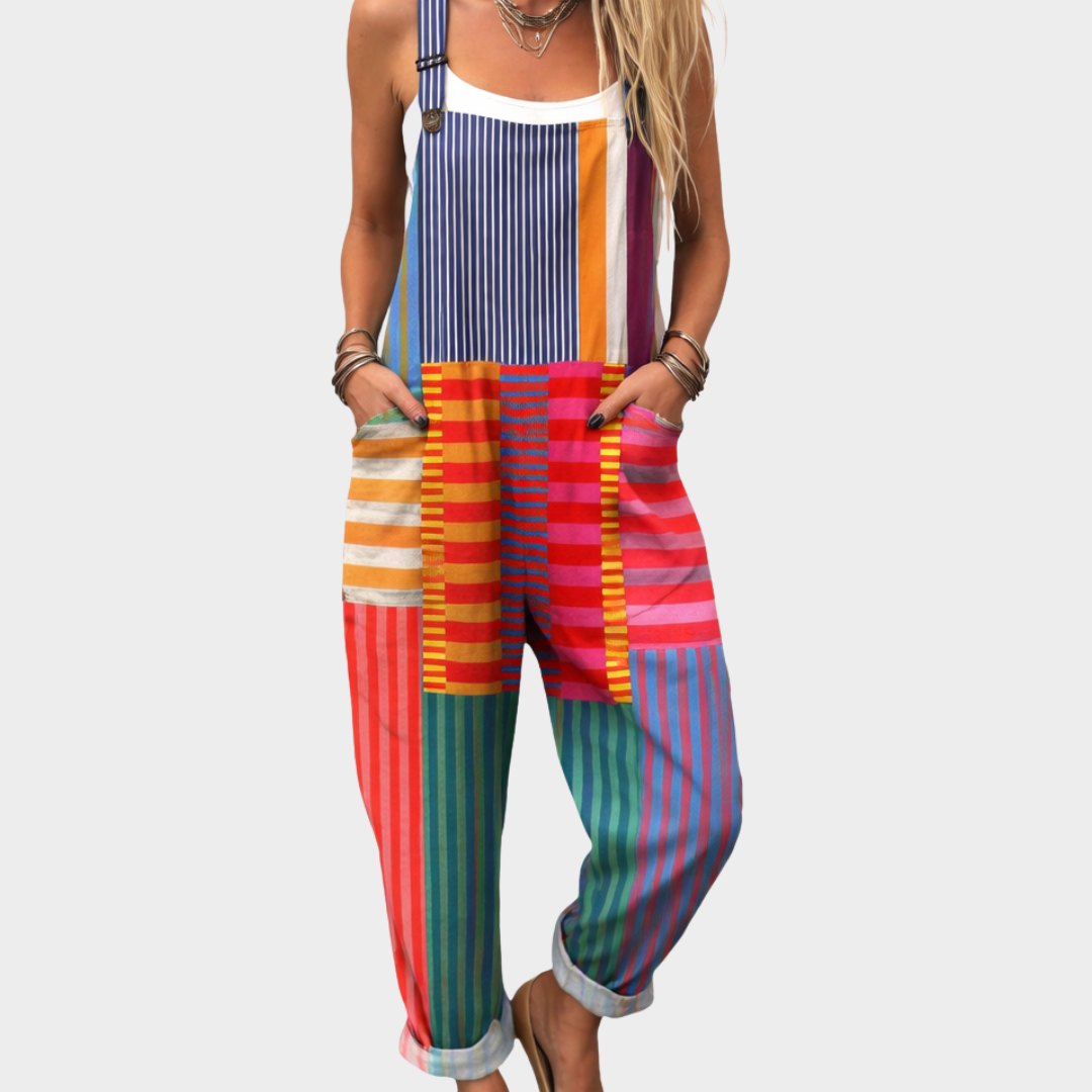 Liv | Mönstrad bekväm jumpsuit