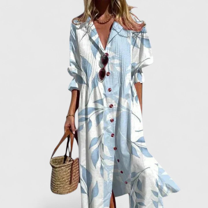 Produktbild – Paula – Elegant Boho Klänning