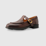 Isabelle | Retro Mary Janes med dekorativa sömmar