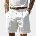 Eleganta bermudashorts i ventilerande bomull