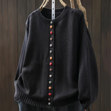 Michèle | Cardigan med färgade knappar