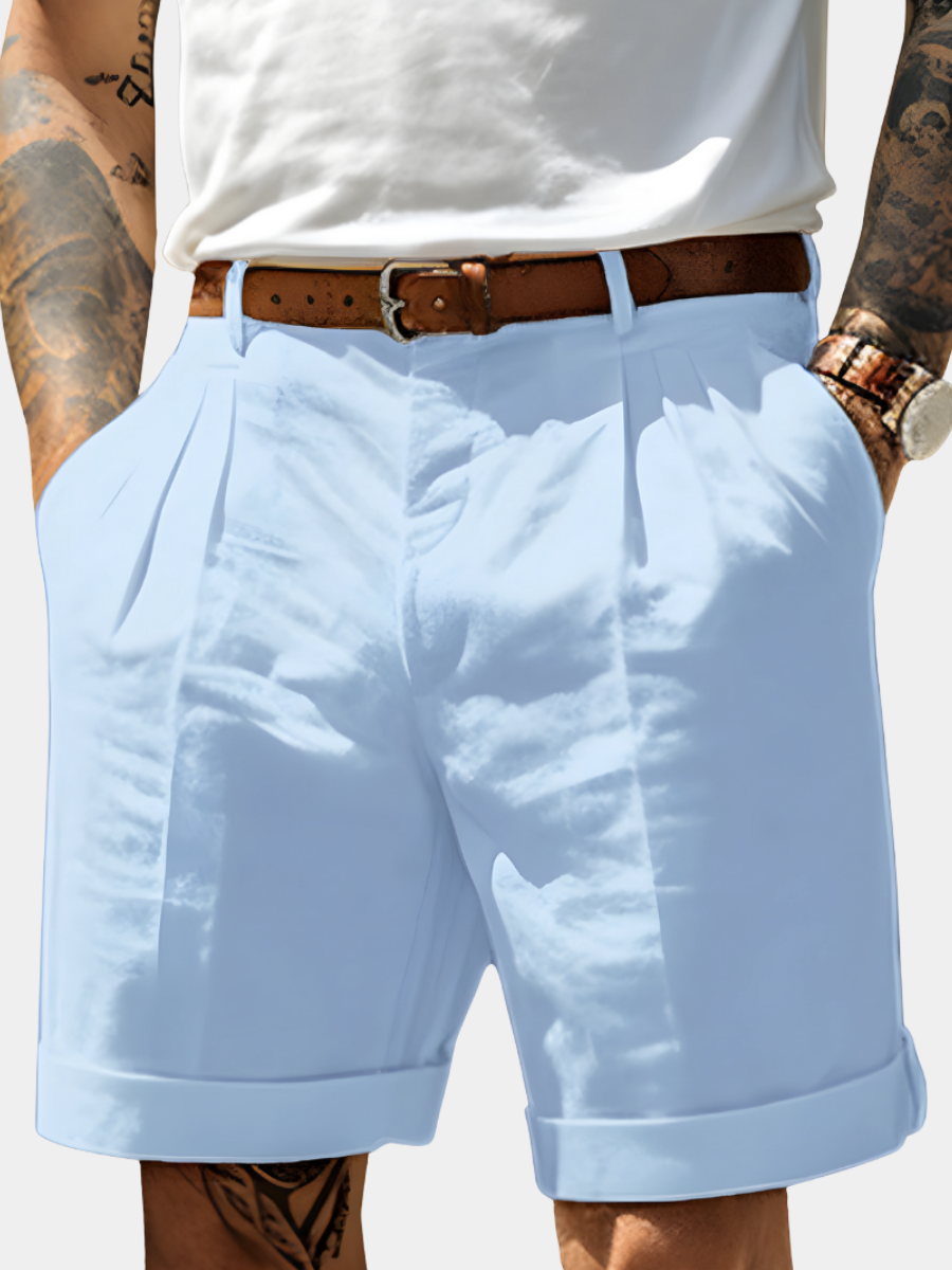 Eleganta bermudashorts i ventilerande bomull
