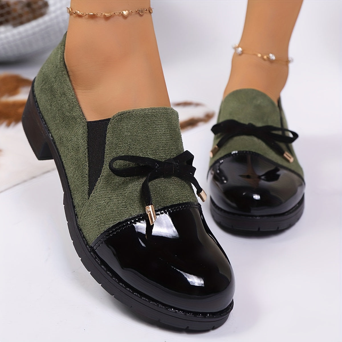 Camille | Bekväma loafers med lacktå