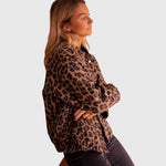 Produktbild – Elodie – Stilig Leopardmönstrad Jacka