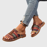 Nathalie | Bohemiska sandaler med tofsar