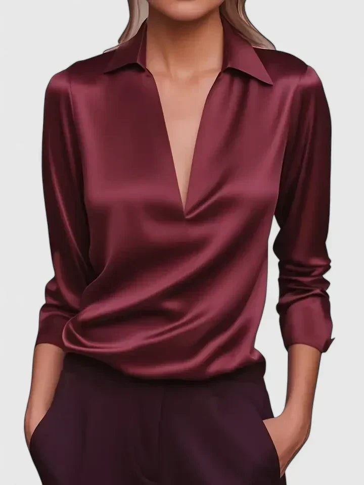 Produktbild – Calvina – Sofistikerad blus