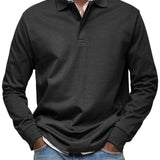Louis | Elegant långärmad pikétröja