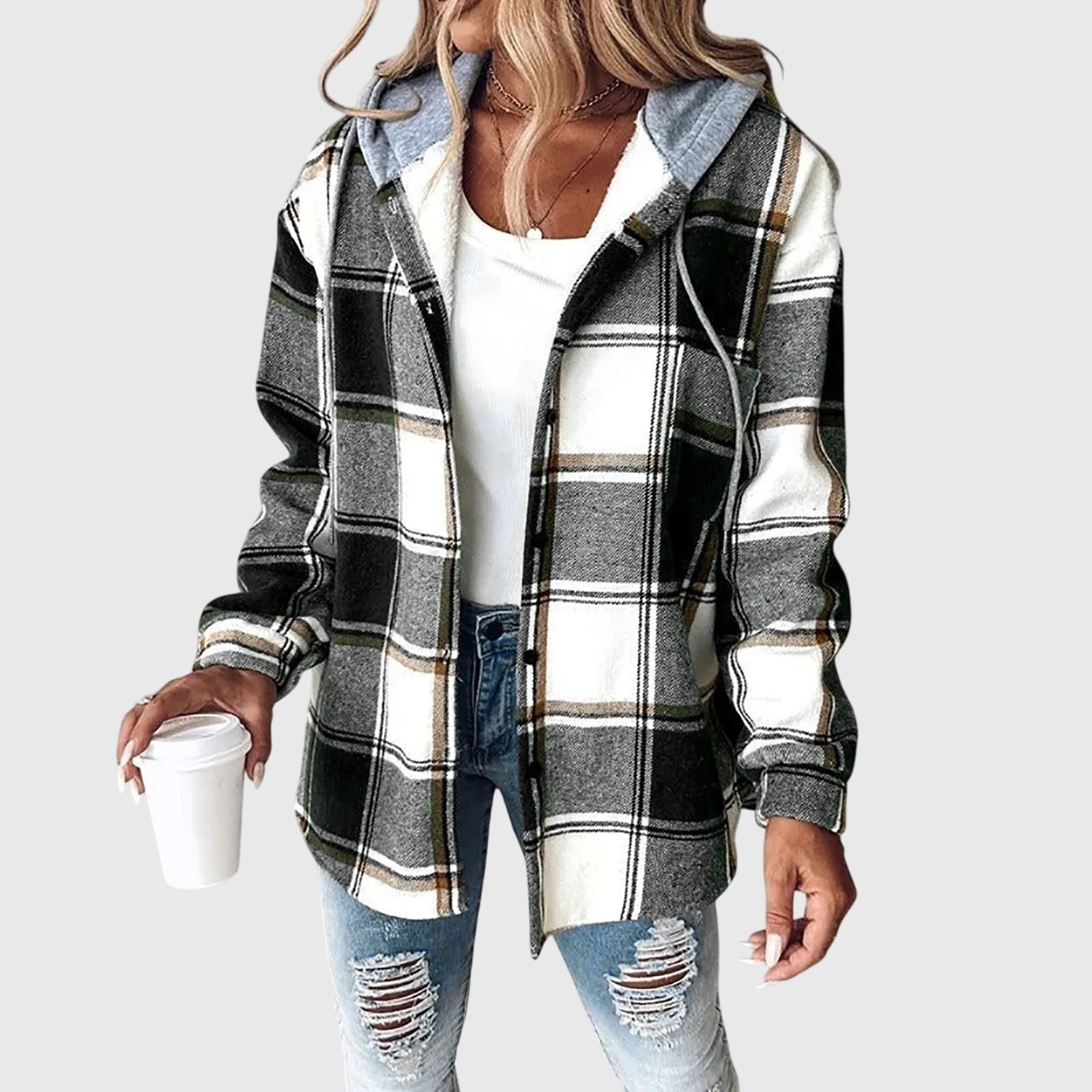 Produktbild – Martina – Dam Mesh Knapp Placket Jacka