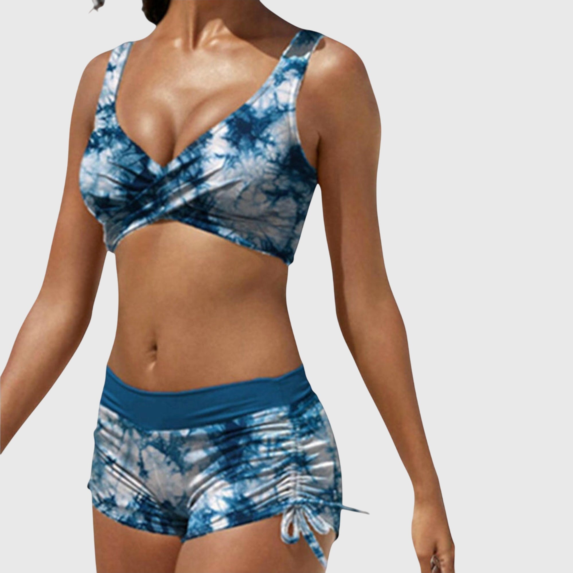 Produktbild – Zoe – Kvinno Camo Stilig Tvådelad Bikini Baddräkt