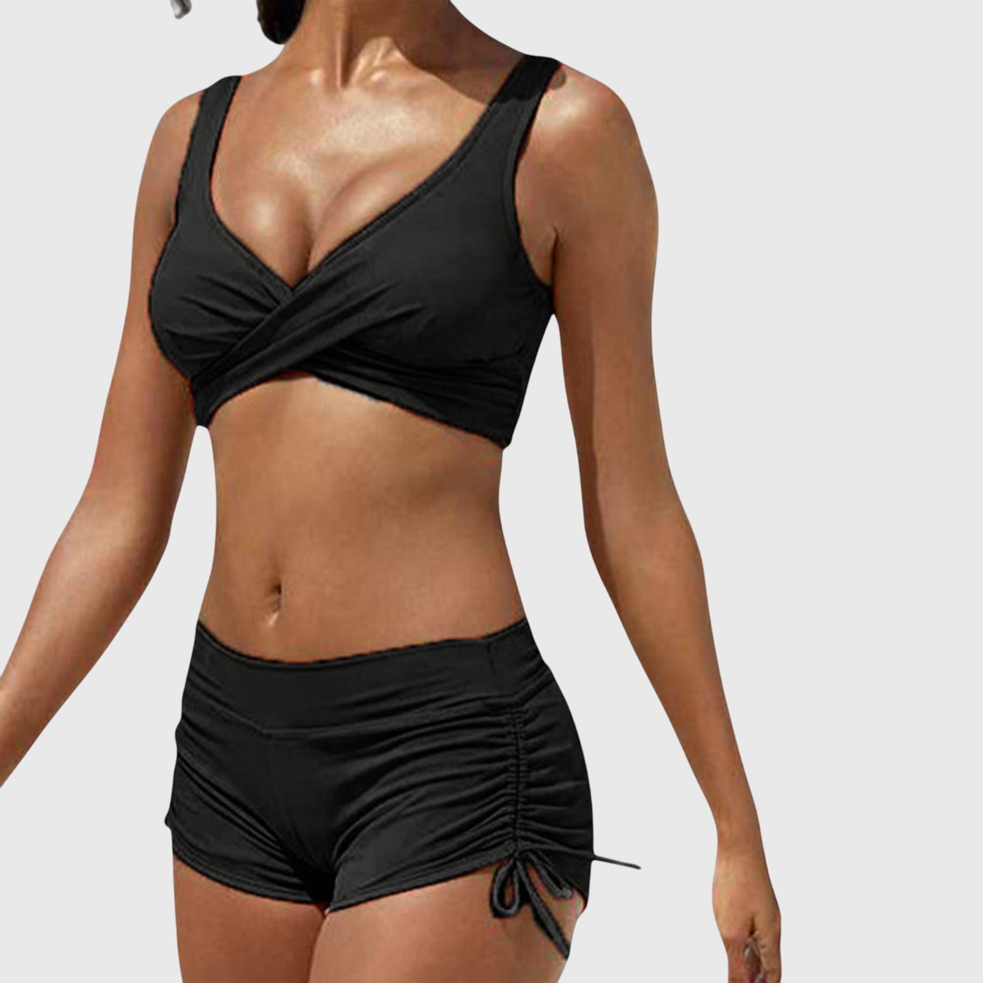 Produktbild – Zoe – Kvinno Camo Stilig Tvådelad Bikini Baddräkt