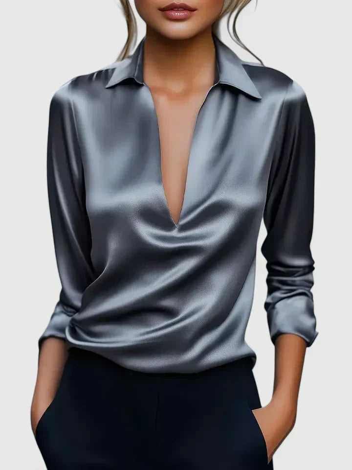 Produktbild – Calvina – Sofistikerad blus