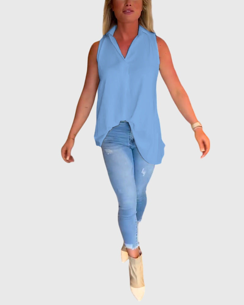 Produktbild – Lina – Ärmlös topp