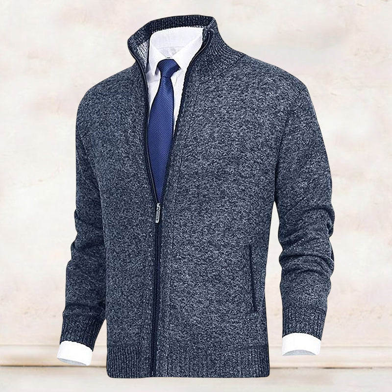 Långärmad cardigan för herr